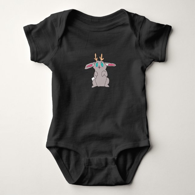 Body Lapin-garou bébé mendiant (Devant)