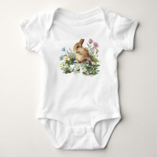 Body Lapin lapin en pot de fleurs
