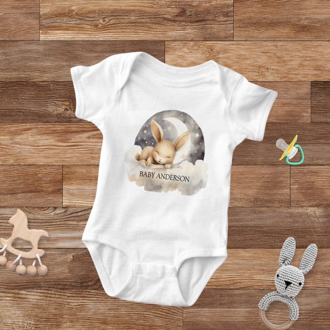 Body Lapin lune ciel beige mignon (Créateur téléchargé)