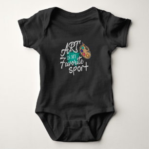 Body L'art est mon sport favori Splash vert