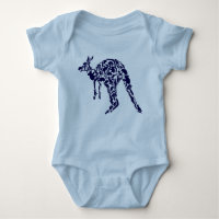 L'Australie Terre Sous Le Bleu D'Animal Kangaroo