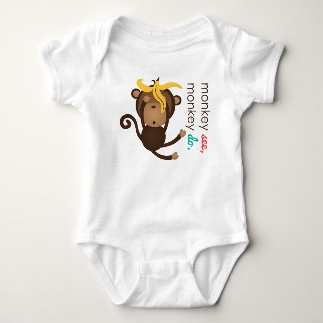 Body Laveuse pour nourrissons Monkey2 (Devant)