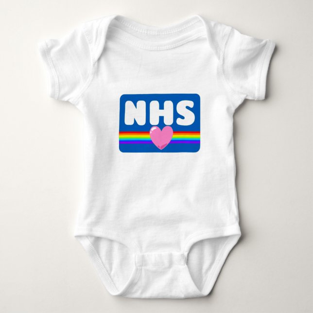 Body Le bébé aime le costume du NHS - Les associations  (Devant)