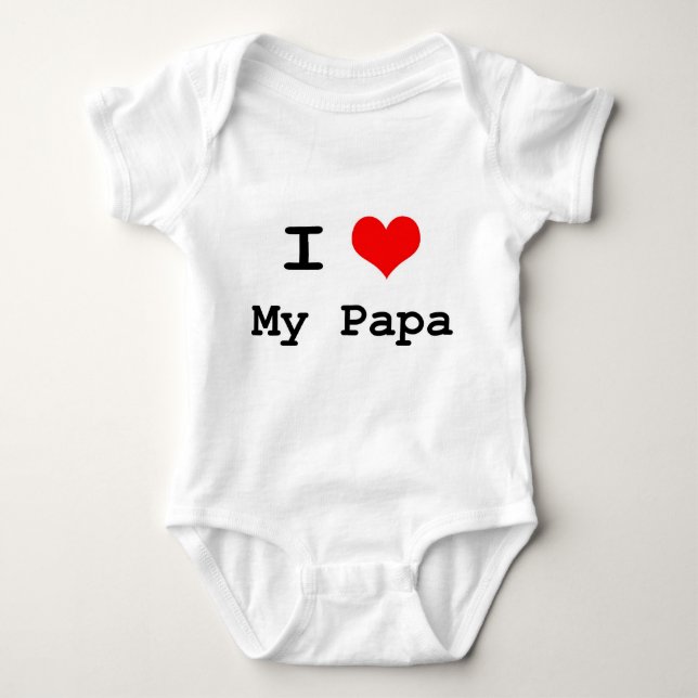Body Le bébé aime le papa ! (Devant)