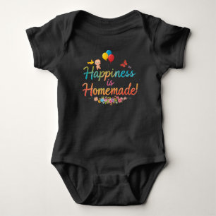 Body Le bonheur est fait maison" Baby Fine Jersey T-shi