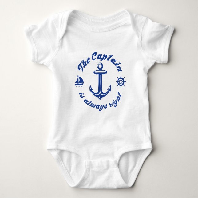 Body Le Capitaine A Toujours Raison (Devant)