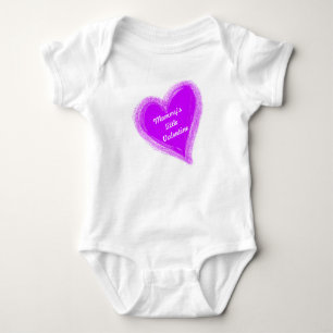 Body Le Coeur pourpre de la petite Valentine de maman