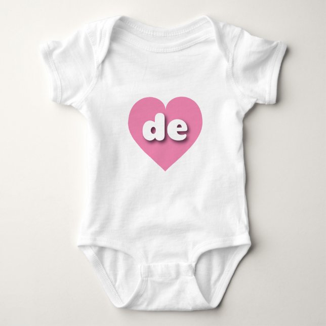 Body Le coeur rose du Delaware - I love de (Devant)