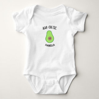 Body Le costume de bébé personnalisé Avo-Cutie Avocado