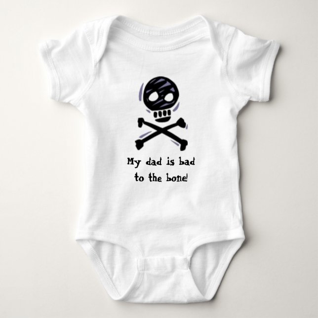 Body le crâne, mon papa est mauvais à l'os ! (Devant)