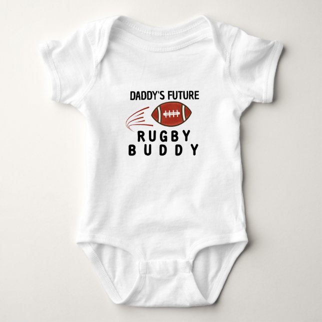 Body Le futur joueur de Rugby Buddy de Daddy (Devant)