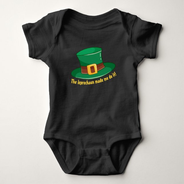 Body Le leprechaun m'a fait le faire ! (Devant)