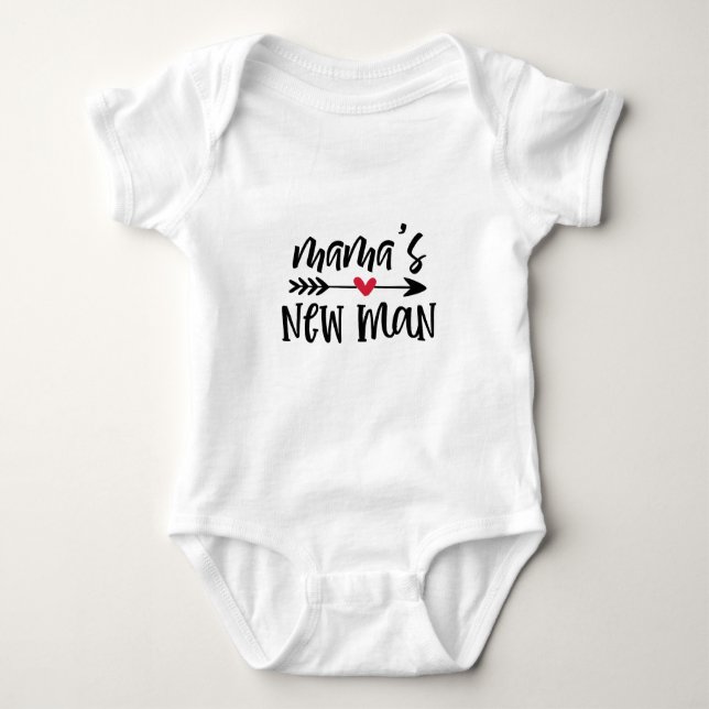 Body Le nouvel homme de maman typographie (Devant)