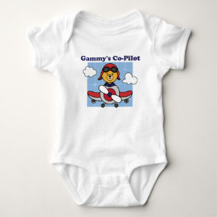 Body Le petit copilote de Gammy - Avion mignon