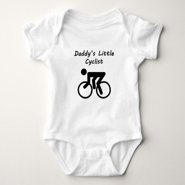 Body Le petit cycliste du papa (Devant)