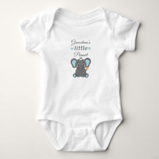 Body Le petit éléphant bleu bébé de Mamie