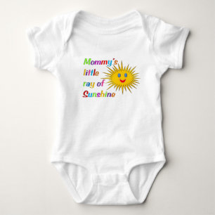 Body "Le petit rayon de la maman combinaison de bébé 