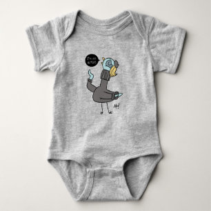 Body Le Pigeon Je suis un artiste Baby Heather Bodysuit