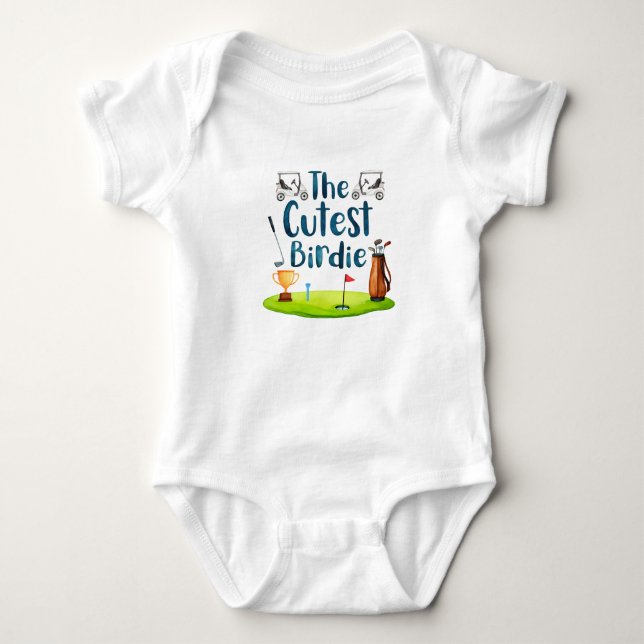 Body le plus mignon oiseau,Bébé Golfeur, Cadeau Cadeau  (Devant)