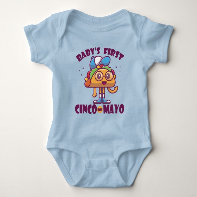 Body Le premier Cinco de Mayo de bébé (Devant)