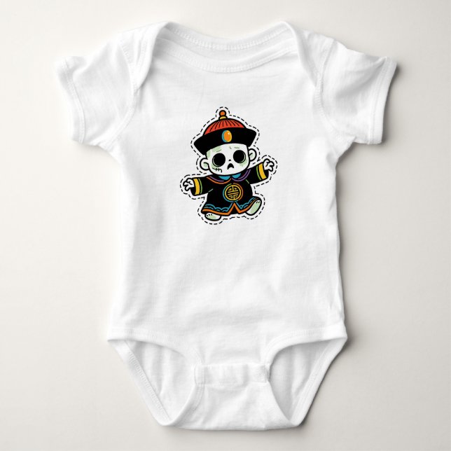 Body Le premier Halloween de bébé : un mignon zombie ch (Devant)