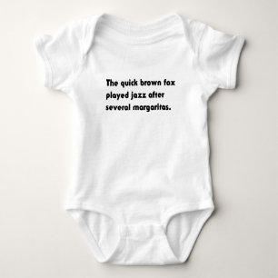 Body Le Renard Brun Rapide Joue du Jazz... T-Shirt Pang