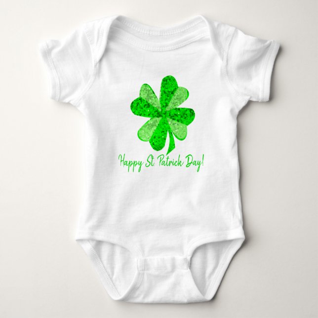 Body Le Shamrock irlandais cool Vert Clover Patrick's D (Devant)