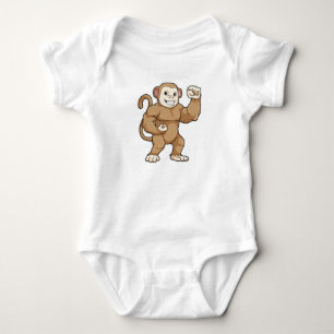 Body Le singe comme culturiste au Bodybuilding
