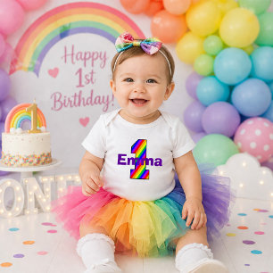 Body Le t-shirt de la fille pour son premier anniversai