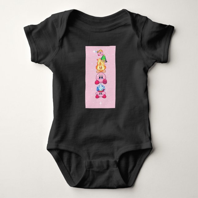 Body Le T-shirt Kirby pour bébé design (Devant)