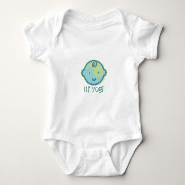 Body Le yoga parlent le bébé : Yogi de Lil (Devant)