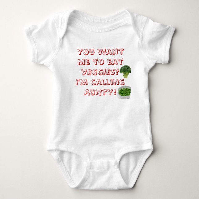 Body LÉGUME sur un onsie (Devant)