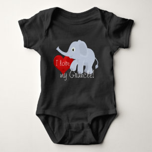 Body L'éléphant avec le coeur déclare, "j'aime mon