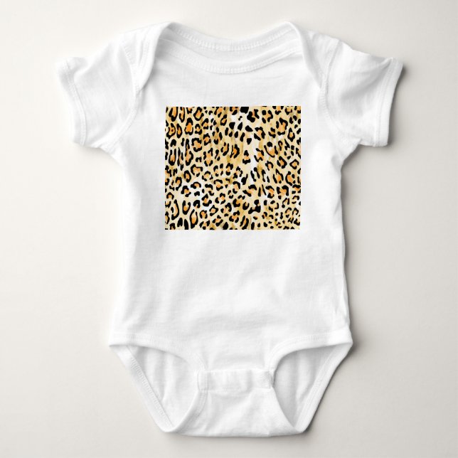 Body Léopard jaune, dessiné à la main. (Devant)