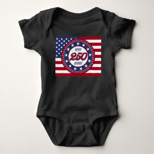 Body Les 250 ans d'Amérique avec le drapeau des États-U