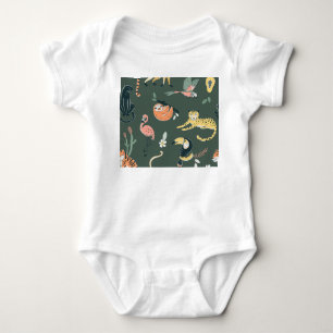 Body Les animaux de la jungle Faune de la flore Vintage