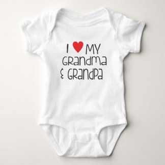 Body Les chemises de Lil I aiment ma grand-maman et