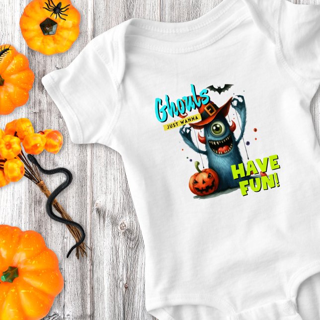 Body Les fantômes d'Halloween Veulent S'amuser Drôle (Créateur téléchargé)