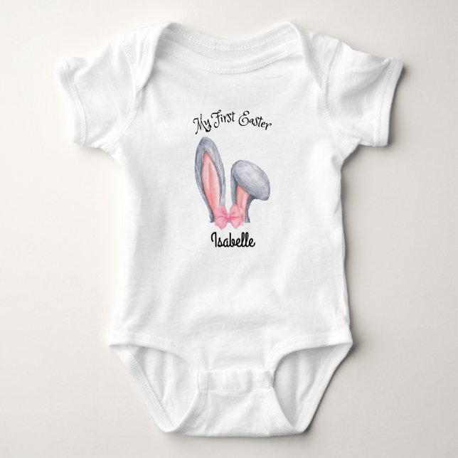 Body Les Filles Lapin Oreilles Mon Premier Bodysuit De  (Devant)