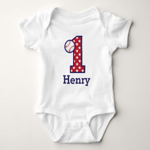 Body Les Garçons Premier Anniversaire Baseball Shirt Ba
