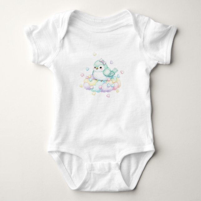 Body Les oiseaux doux. Mint Marshmallow par Natasha Us (Devant)