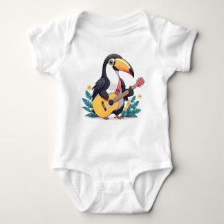 Body Les oiseaux paradisiaques avec la guitare