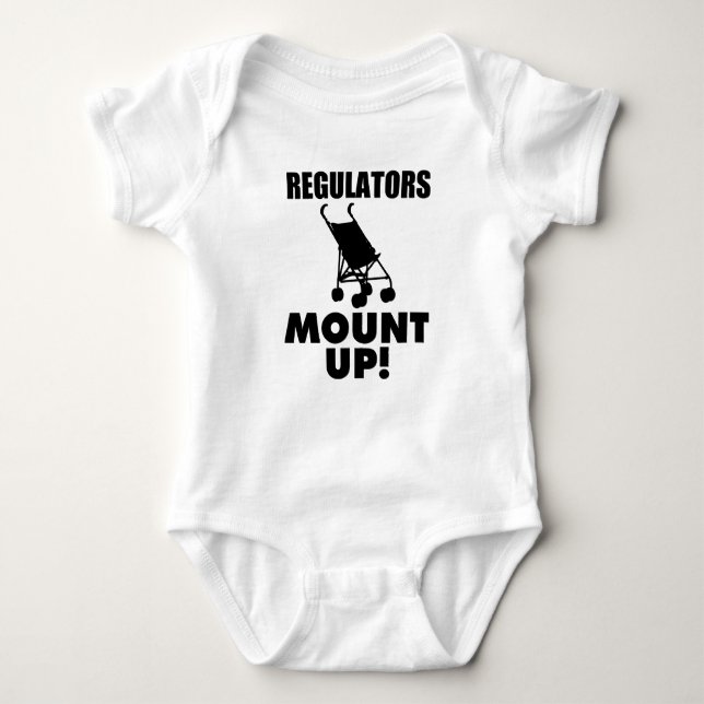 Body Les régulateurs montent, Funny Baby-shirt garçon (Devant)