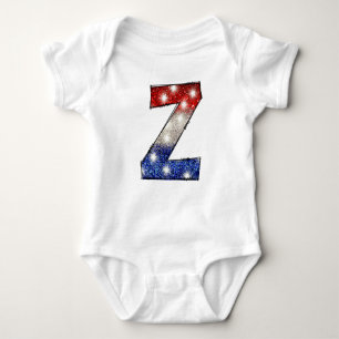 Body LETTRE Bébé AMÉRICAINE Z - 4 juillet USA