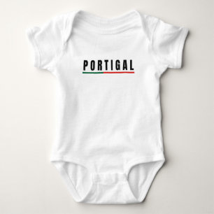 Body LETTRE D'Art Simple Moderne Portugal Drapeau Souve