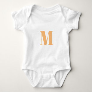 Body LETTRE initiale personnalisée orange moderne