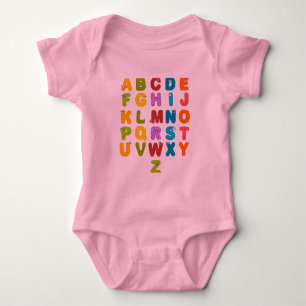 Body Lettres Mignonnes Alphabet Amusant d'Apprentissage