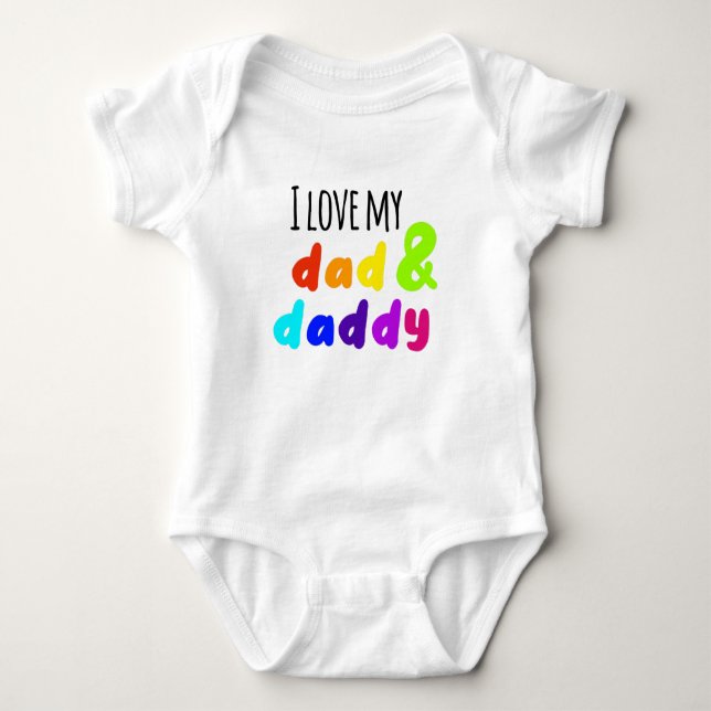 Body LGBT I love my dad and daddy (Devant)