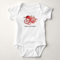 Libérez costume mignon de bébé de poulpe de Kraken