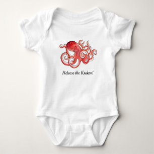 Body Libérez costume mignon de bébé de poulpe de Kraken